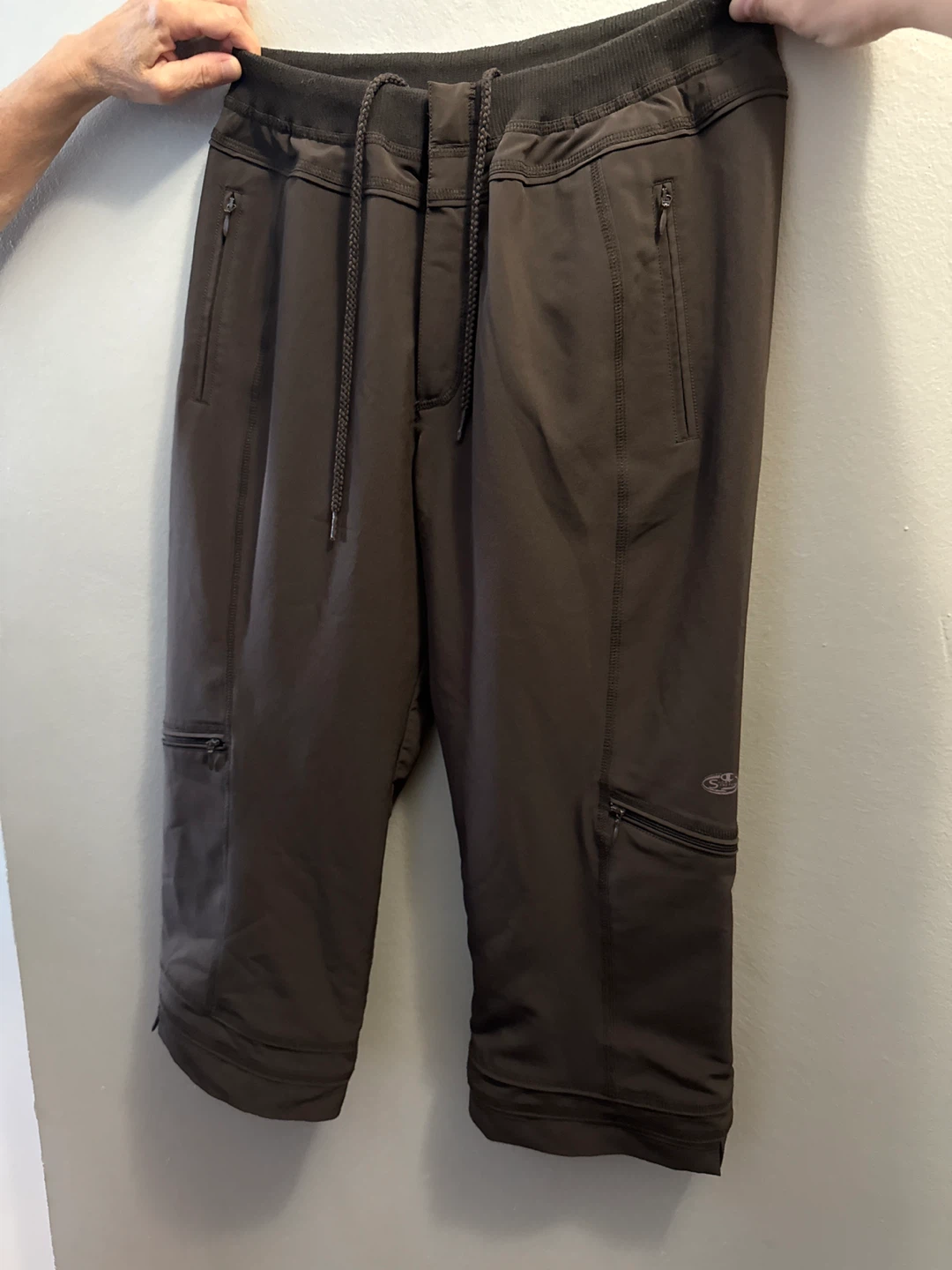 Sportstretch Brown double layered 3/4 Length Pants