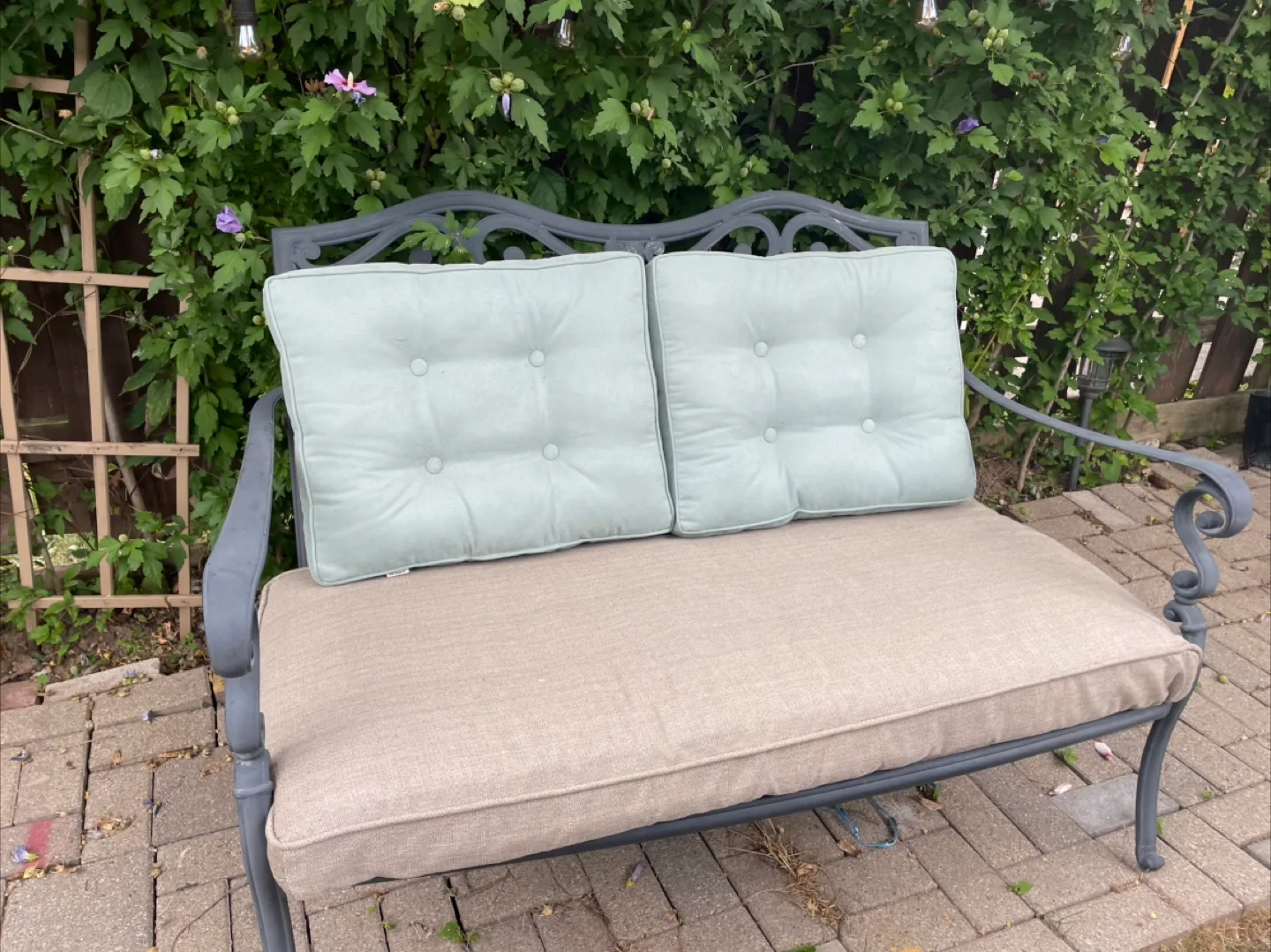 Outdoor Loveseat Bench image indicator(2)