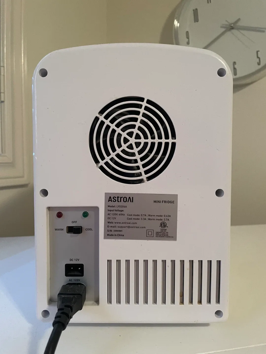 AstroAI Mini Fridge - Portable Thermoelectric Cooler image indicator(3)