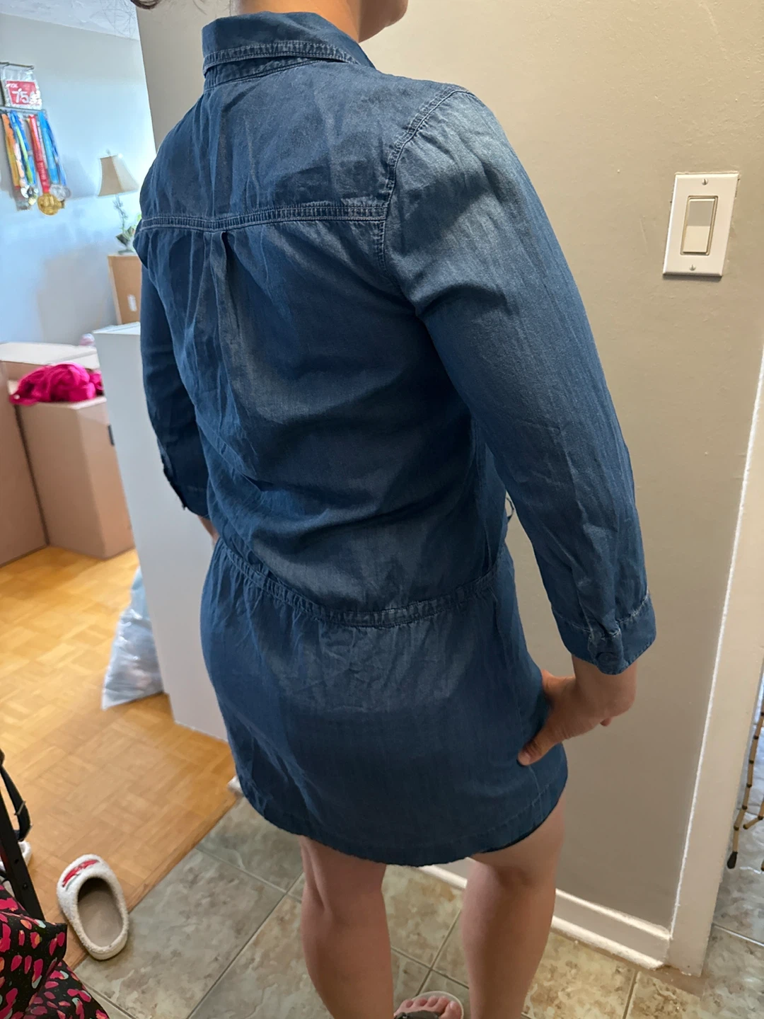Old Navy Denim Dress - Size Medium - photo 2