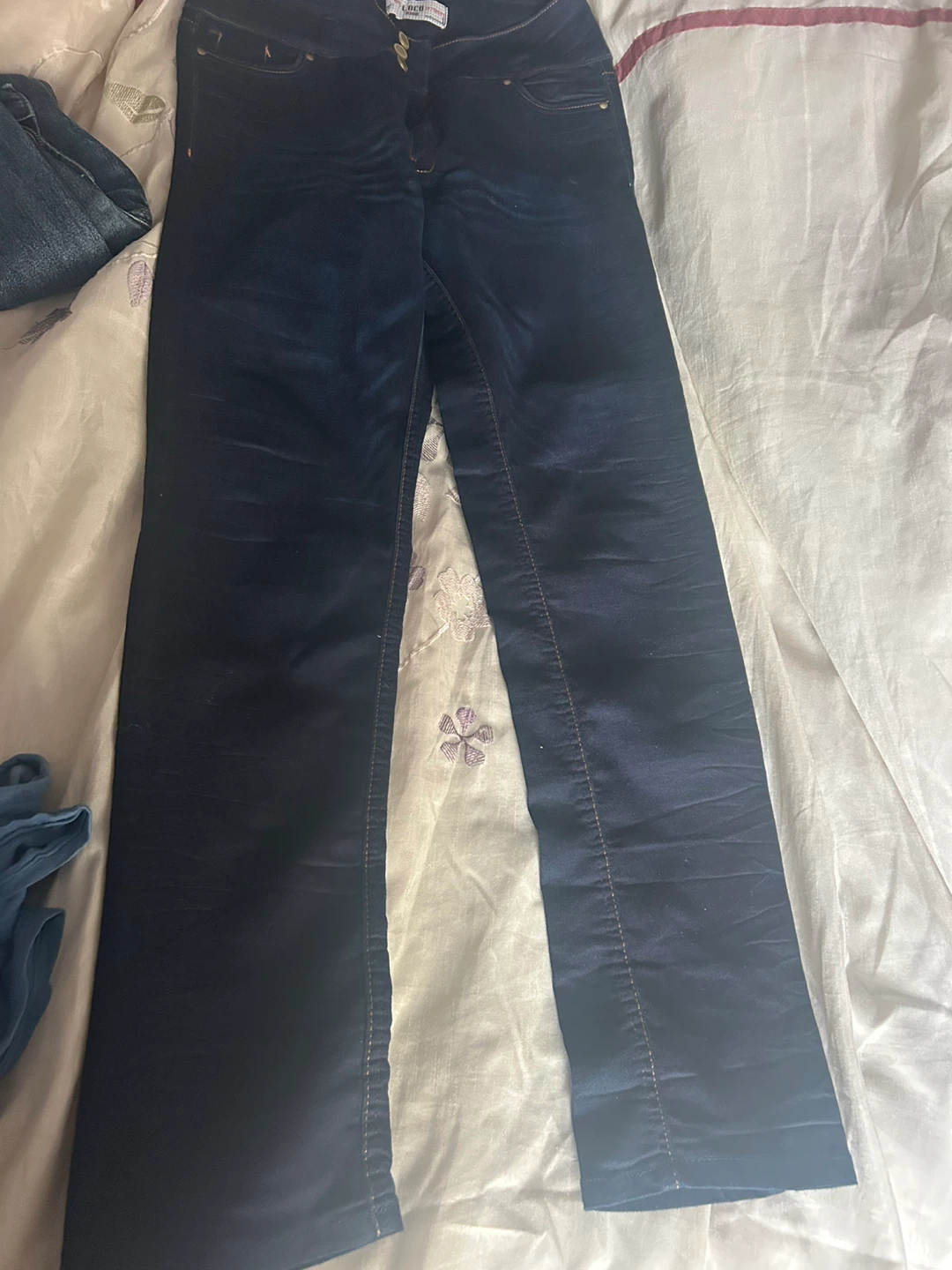 Loco Denim Raw Jeans, Size 6