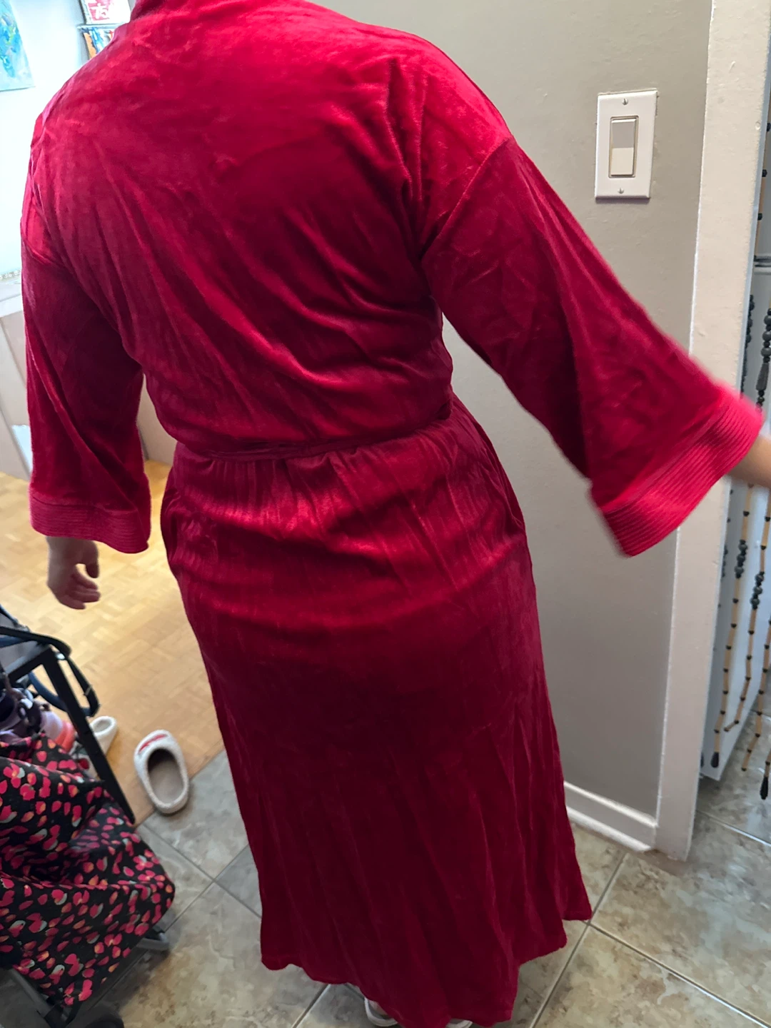 Pink Velvet Robe - photo 2