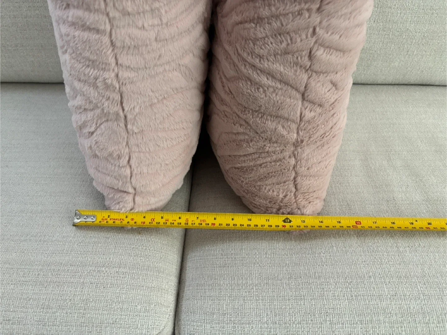 Rachel Zoe Faux Fur Pillow Set - Blush Pink image indicator(4)