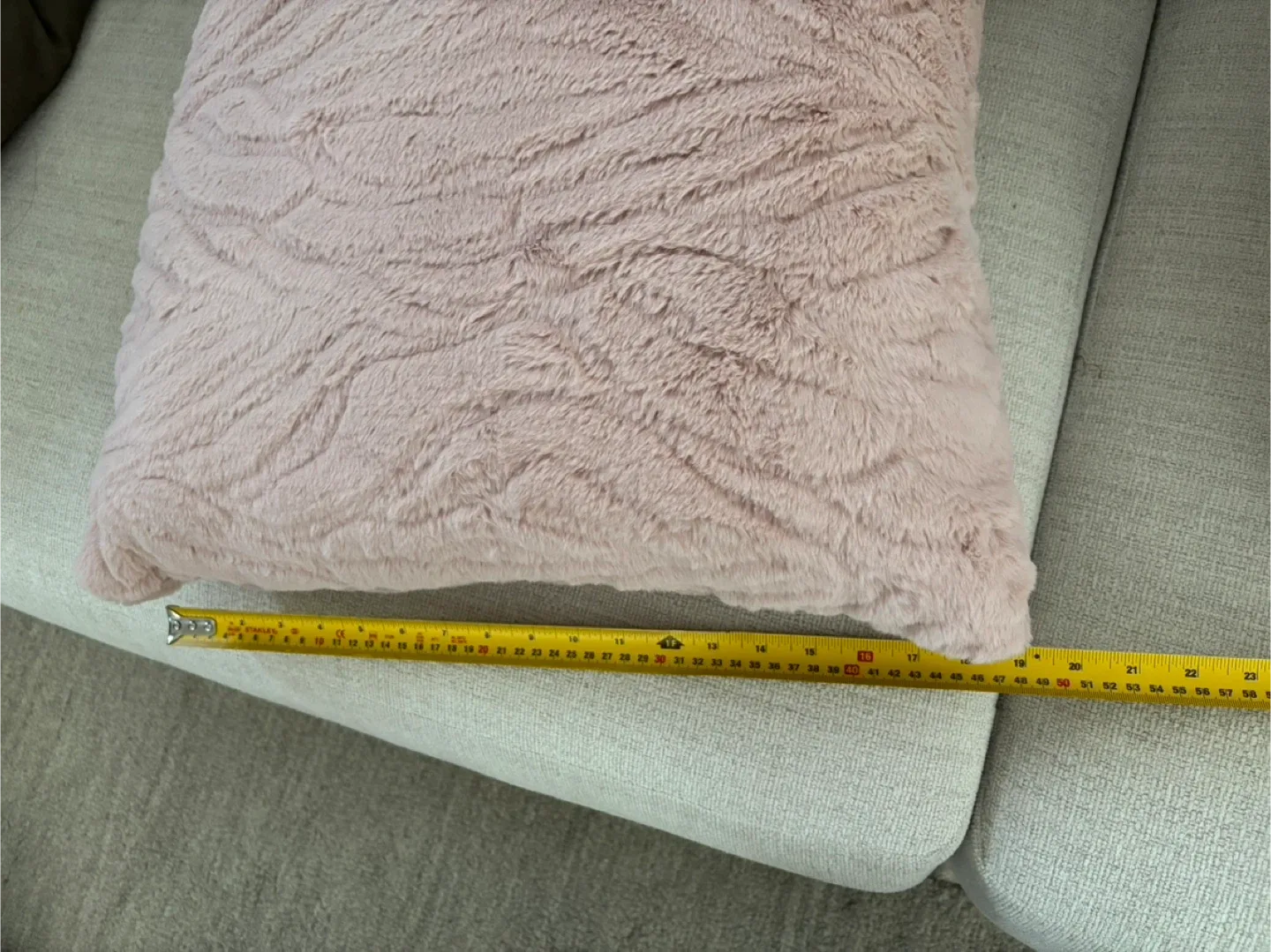 Rachel Zoe Faux Fur Pillow Set - Blush Pink image indicator(3)