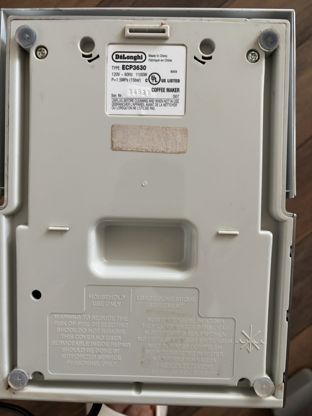 DeLonghi ECP3630 Coffee Maker - photo 3