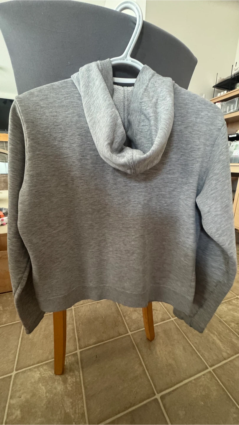 Nike Grey Zip-Up Hoodie - Size M (8-10) - photo 3