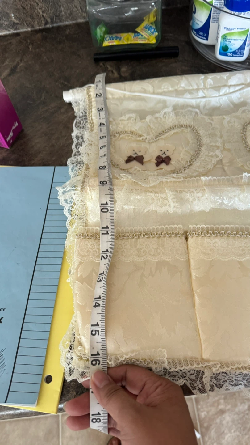 Cream Wall Organizer with Teddy Bear Design - photo 4