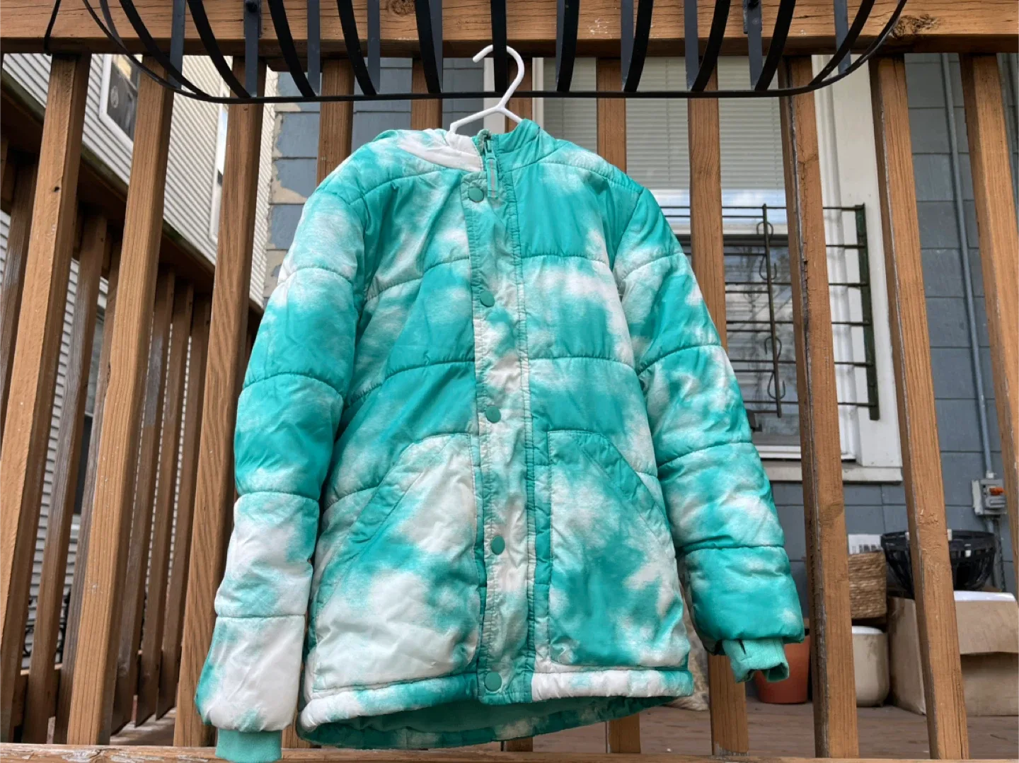 Tie Dye Puffer Jacket size 6x thumbnail