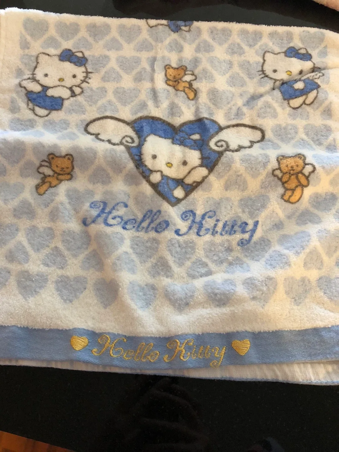 Hello Kitty Towels - Pink & Blue image indicator(3)