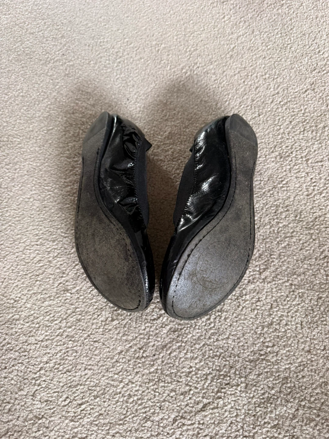 Tory Burch Black Patent Leather Ballet Flats - Size 7.5 - photo 2