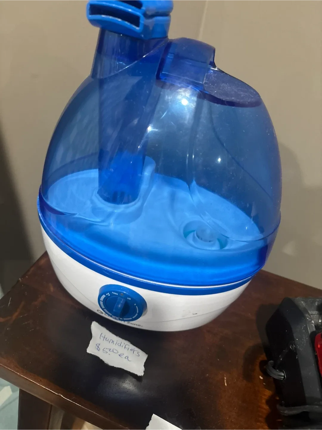 Crane Drop Ultrasonic Cool Mist Humidifier - Blue/White thumbnail