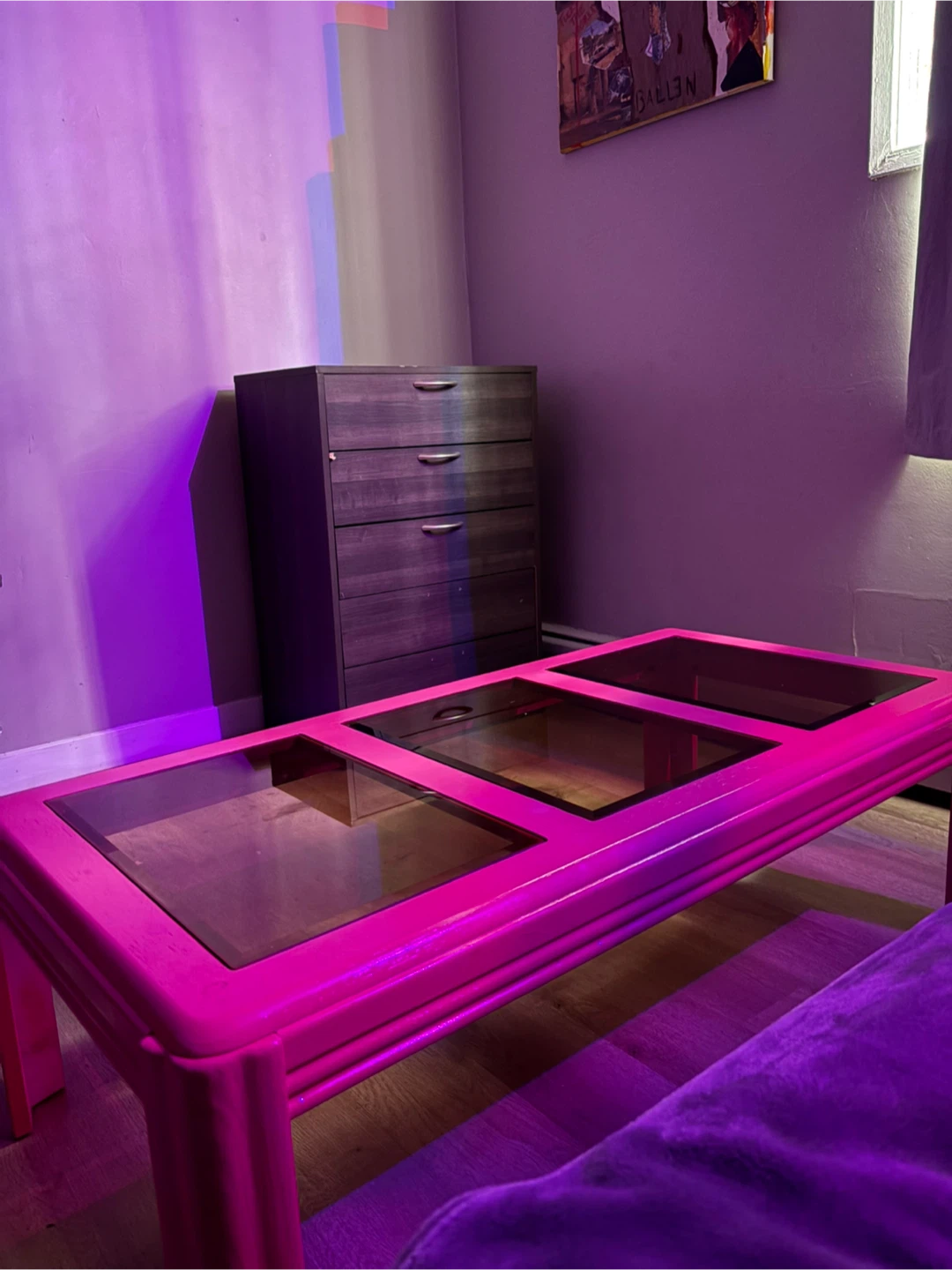 Pink Coffee Table