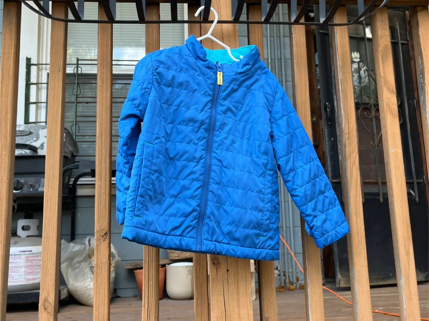 Cat & Jack Blue Puffer Jacket size 4 thumbnail