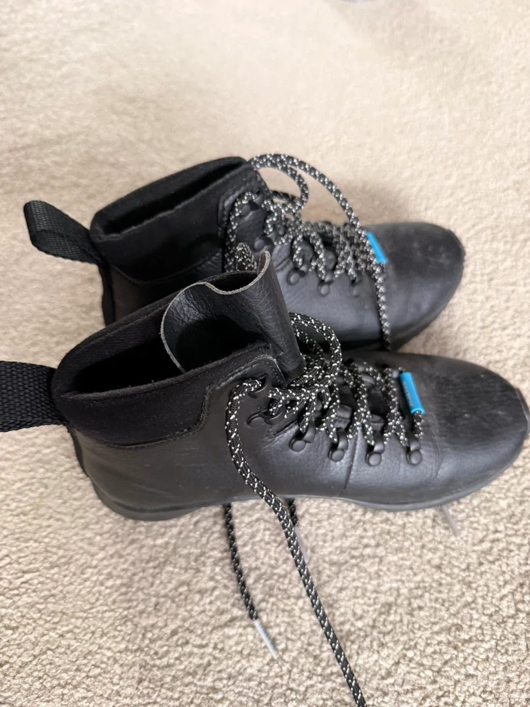 Native Fitzsimmons Black Boots Size US 4.5 thumbnail