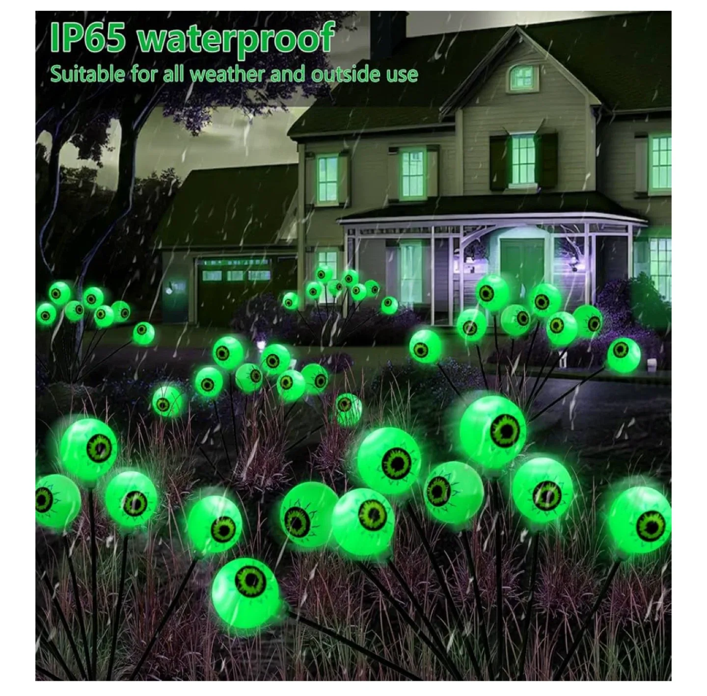 Scary Eyeball Lights - Solar Powered image indicator(3)