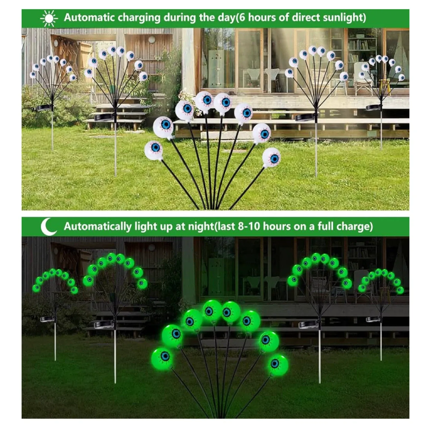 Scary Eyeball Lights - Solar Powered image indicator(2)