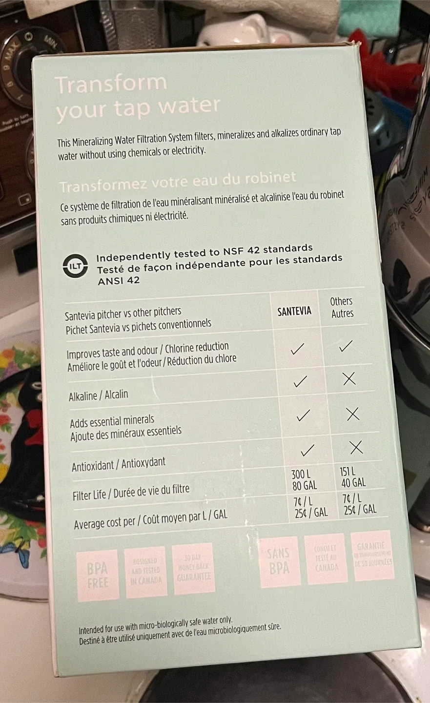 Santevia Water Filter Pitcher - Green image indicator(8)