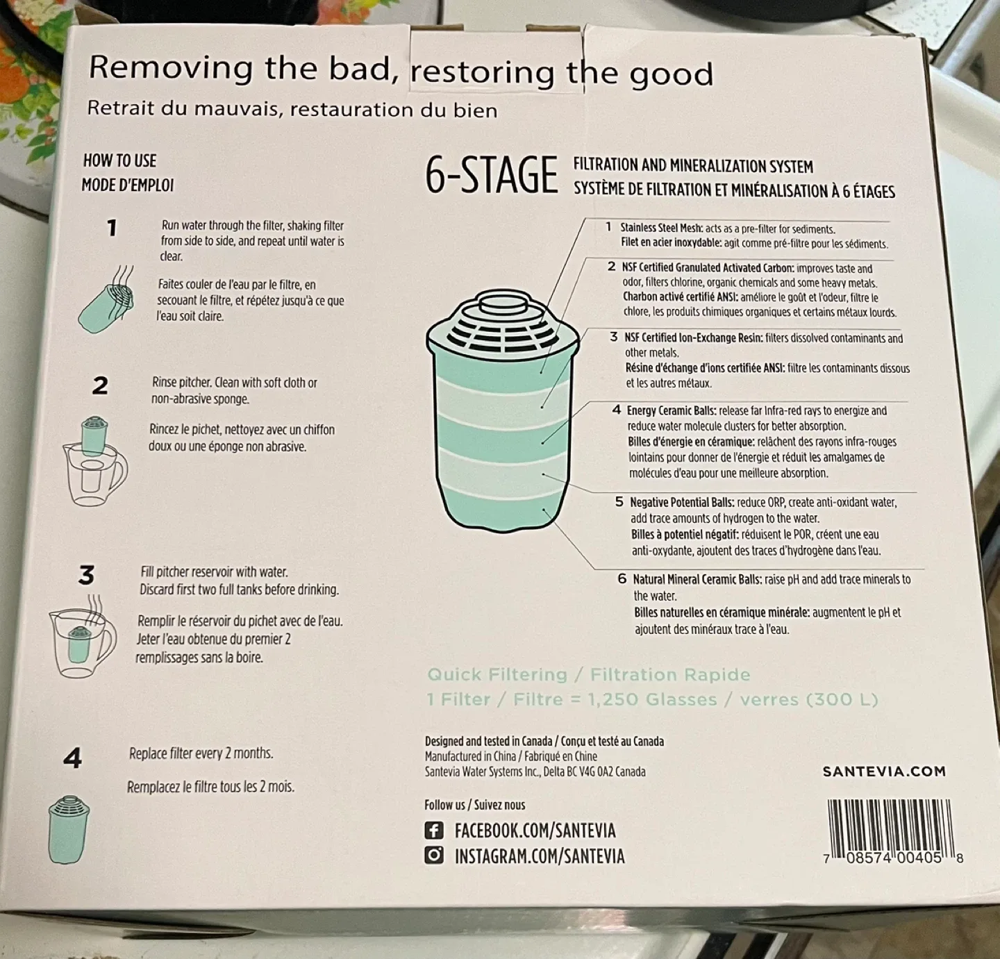 Santevia Water Filter Pitcher - Green image indicator(7)