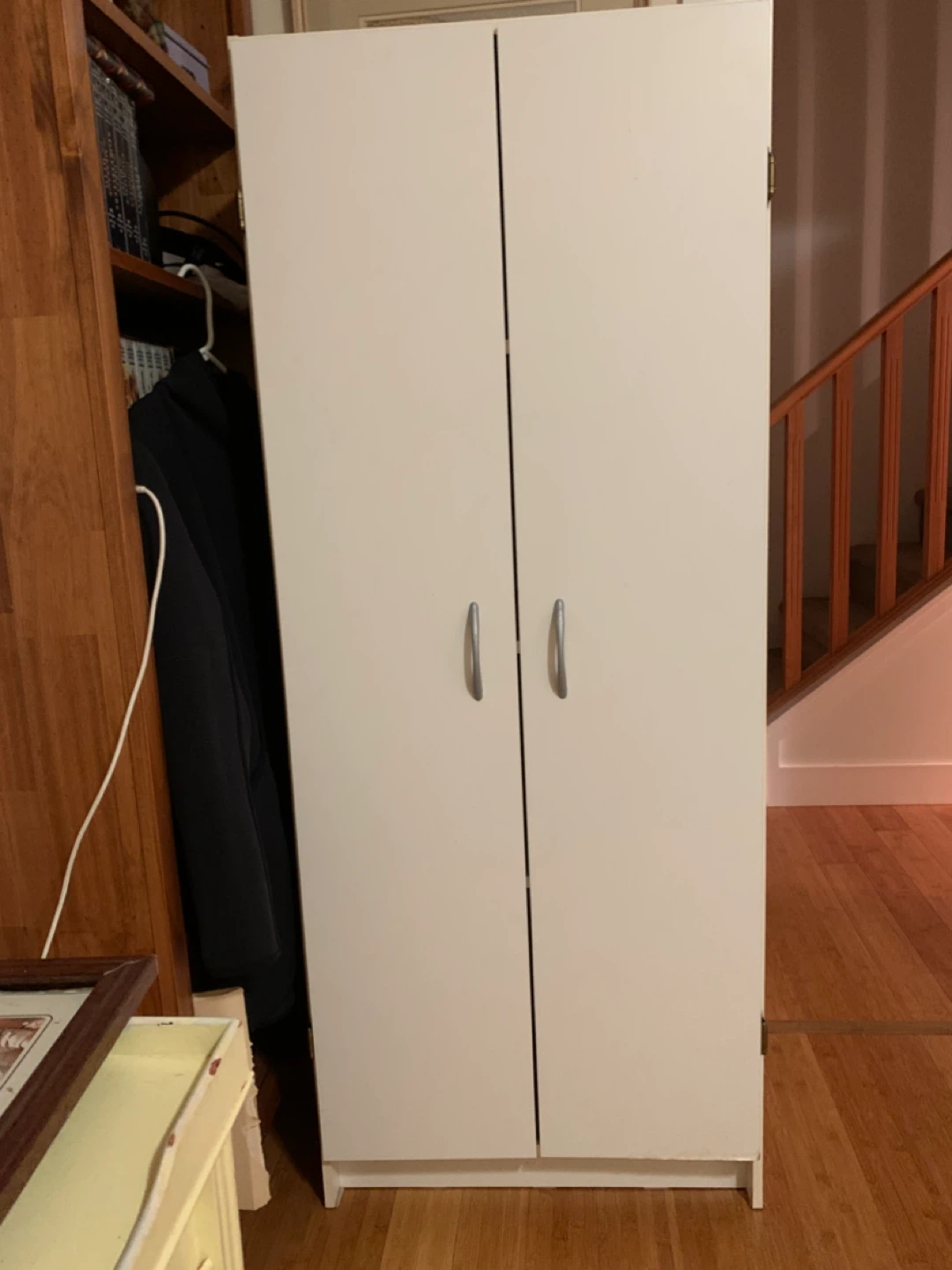 White kitchen pantry Cabinet