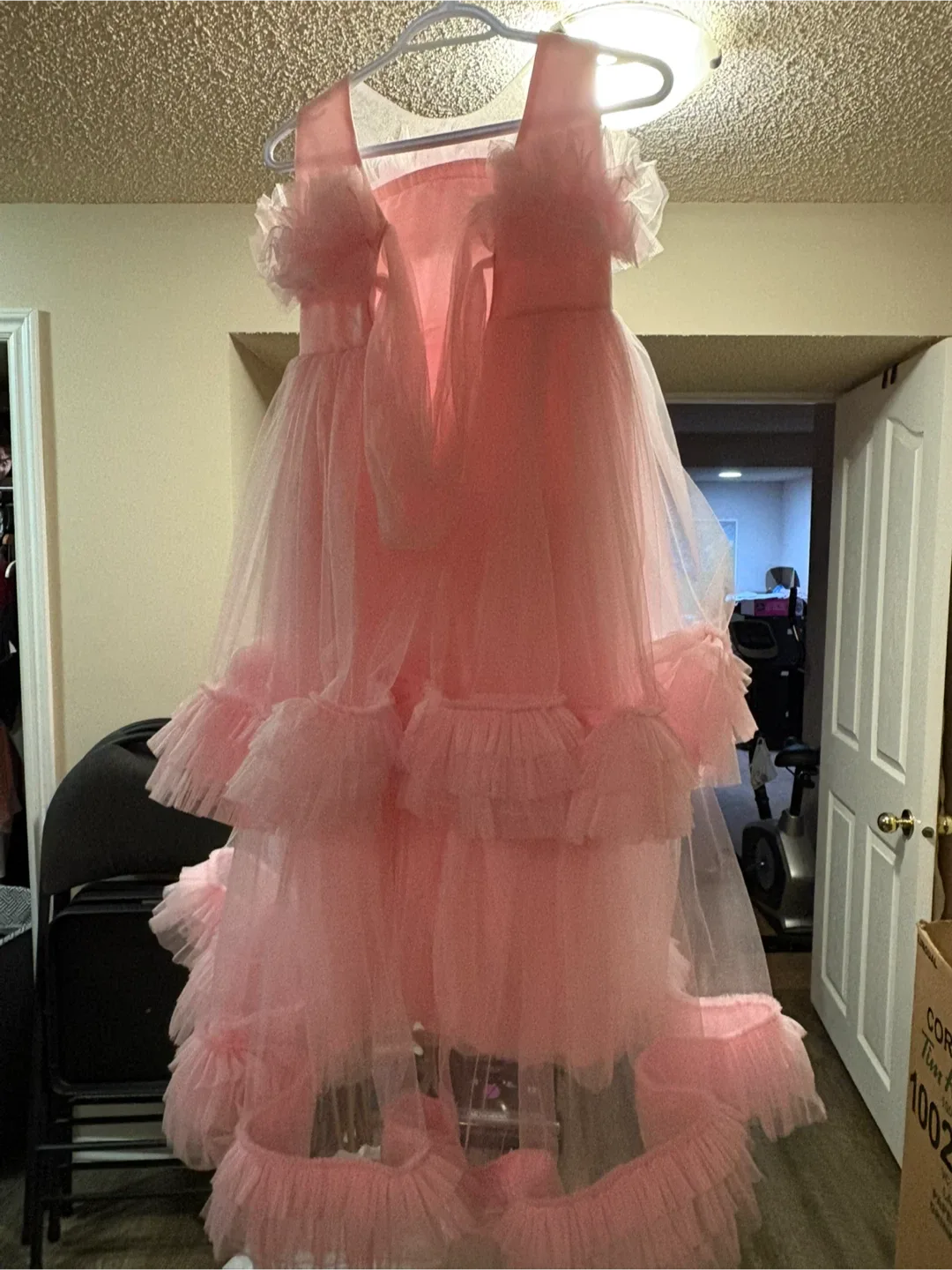 Pink Tulle Layered Dress image indicator(2)