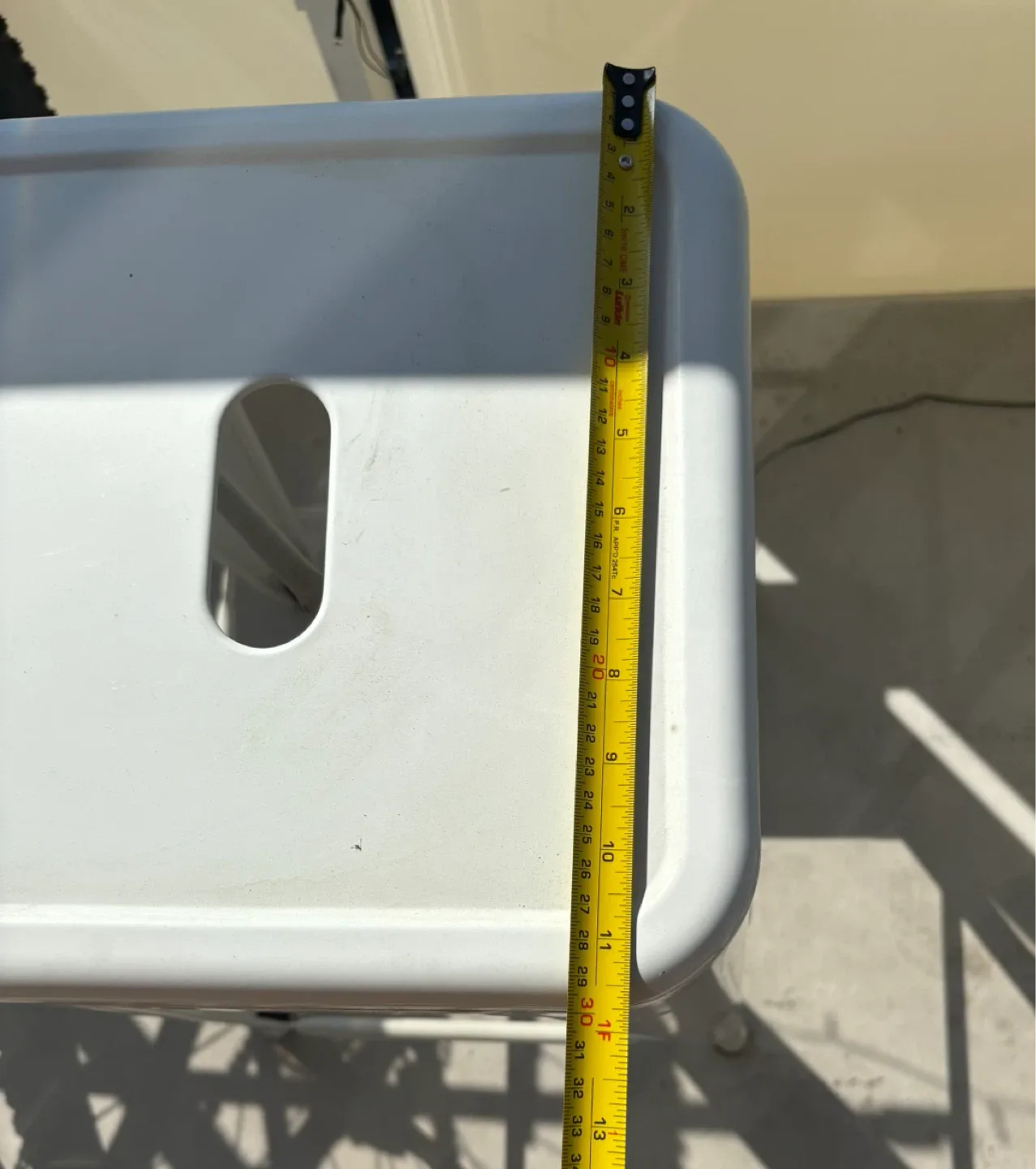 2 White Metal Bar Stool