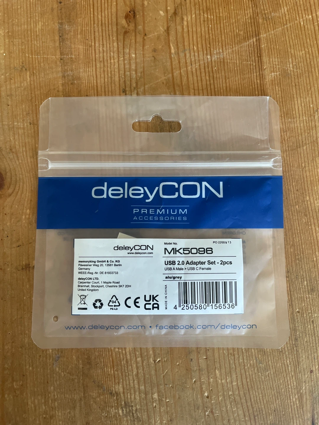 deleyCON USB 2.0 Adapter Set - New