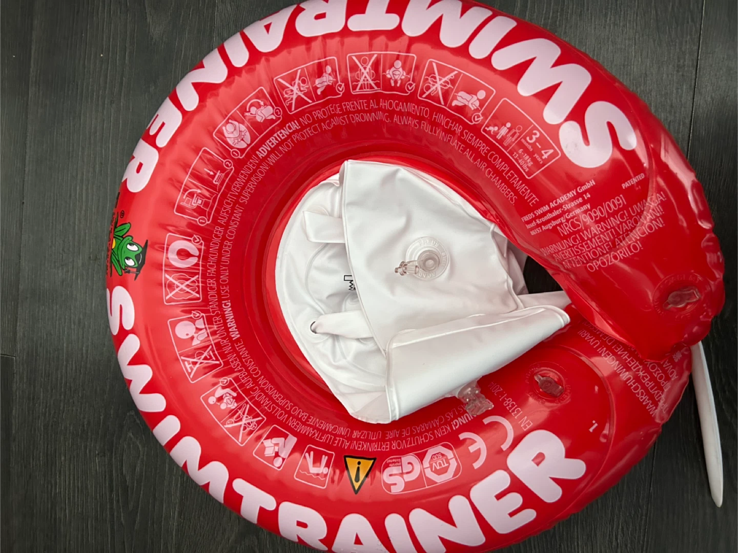 Swimtrainer Classic Red Baby Float 3m-4y