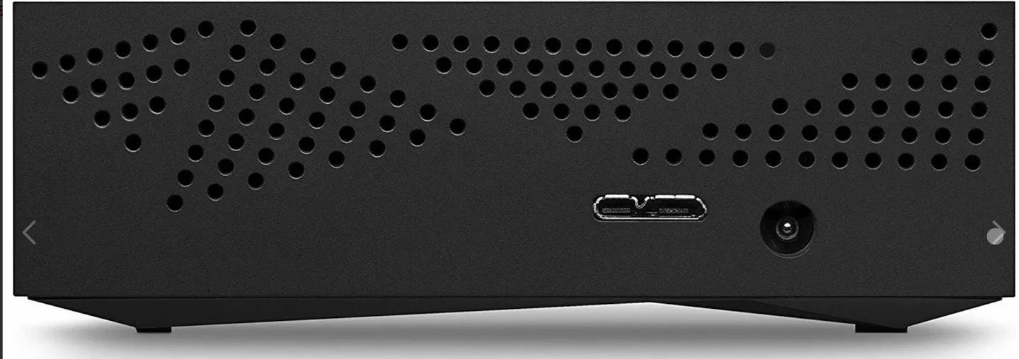 Seagate External Hard Drive - Black 8TB storage thumbnail