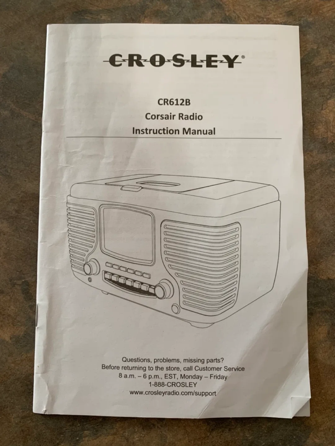Crosley CR612B Corsair Radio - White image indicator(4)