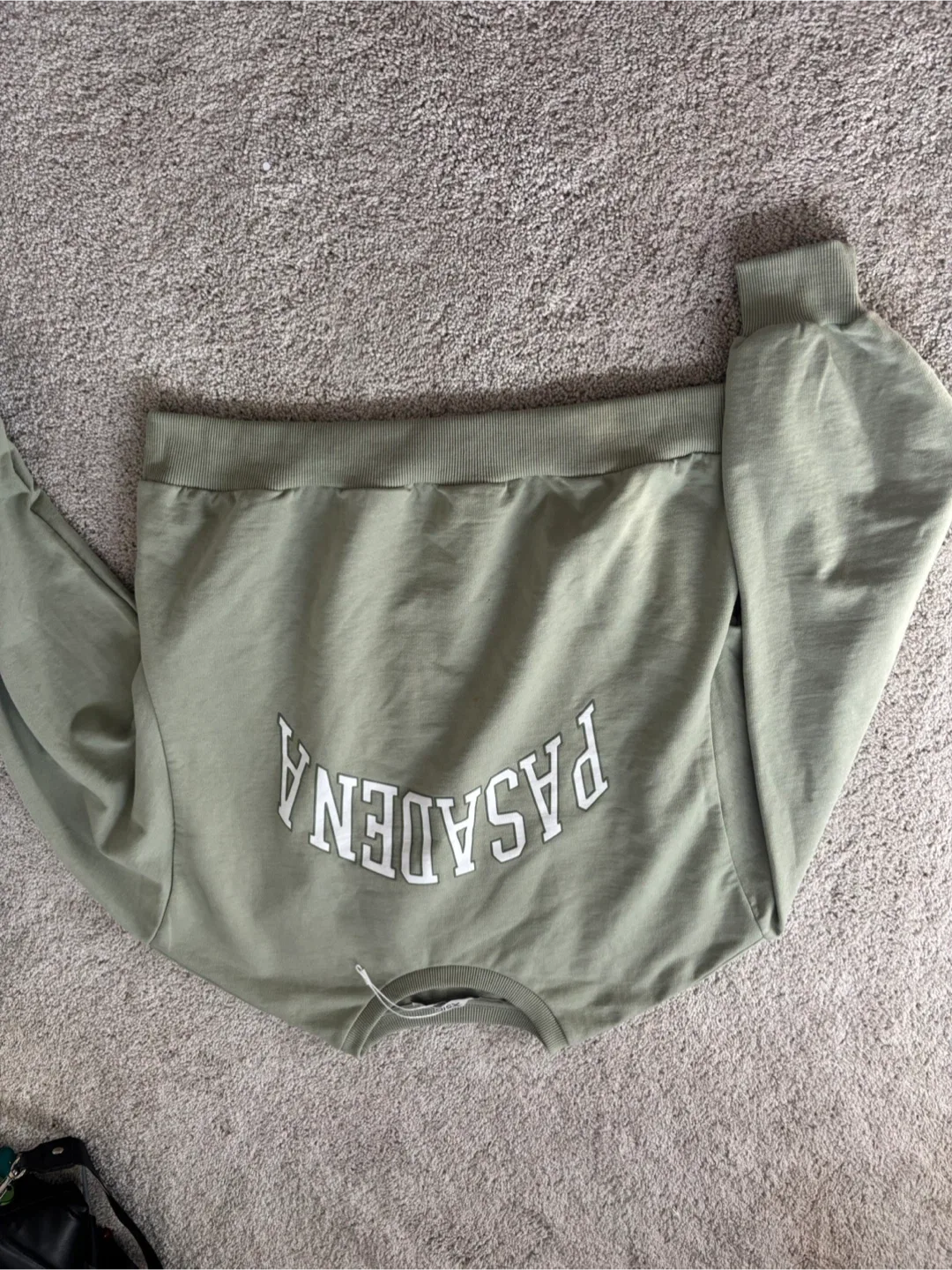 Pasadena Green Cropped Sweatshirt image indicator(2)