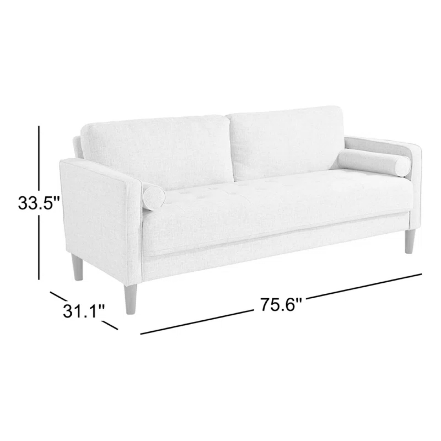 Navy Blue Couch - photo 4