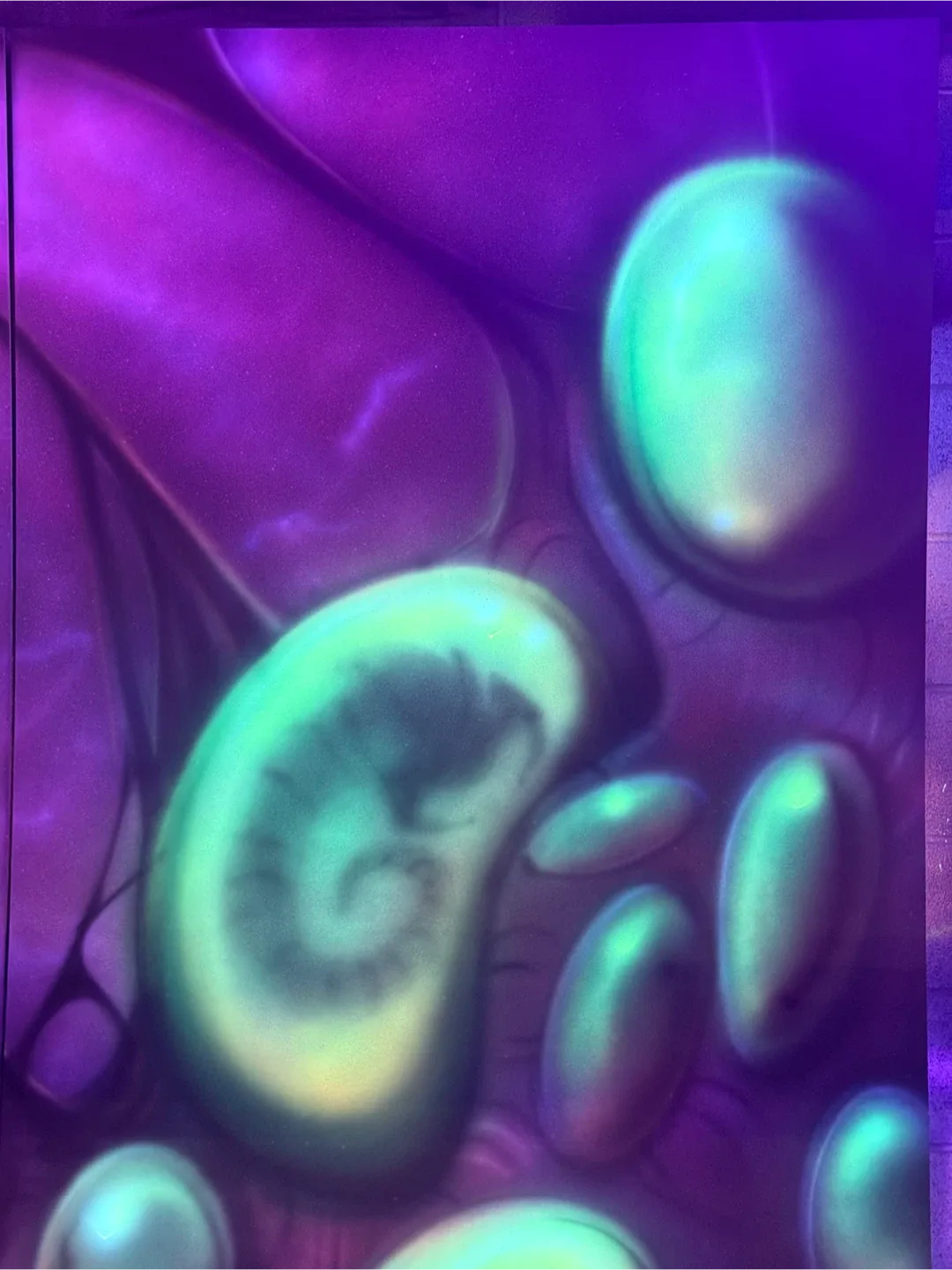 8’x8’ UV Light Custom Mural (Black Light) image indicator(4)