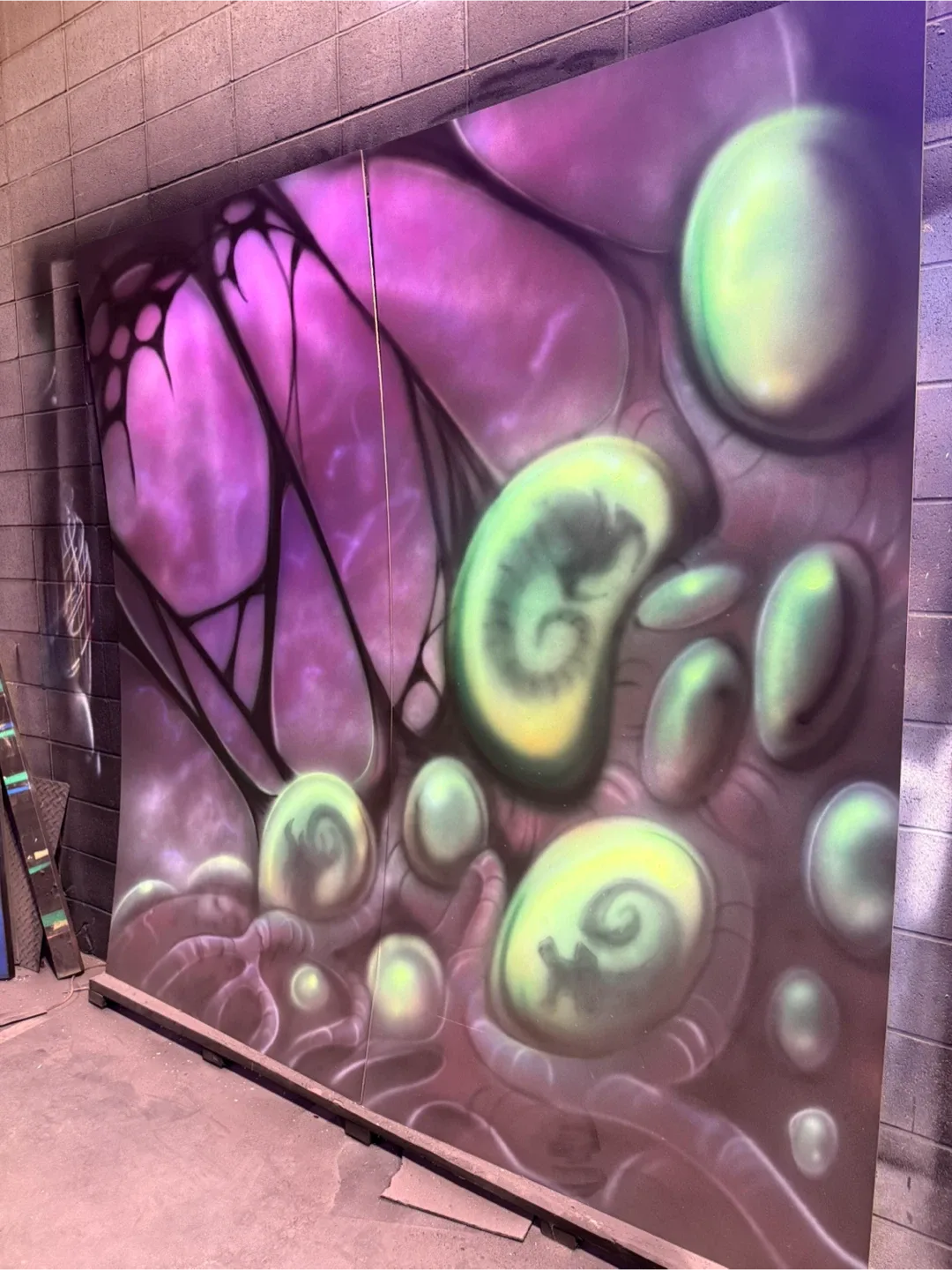 8’x8’ UV Light Custom Mural (Black Light) image indicator(6)