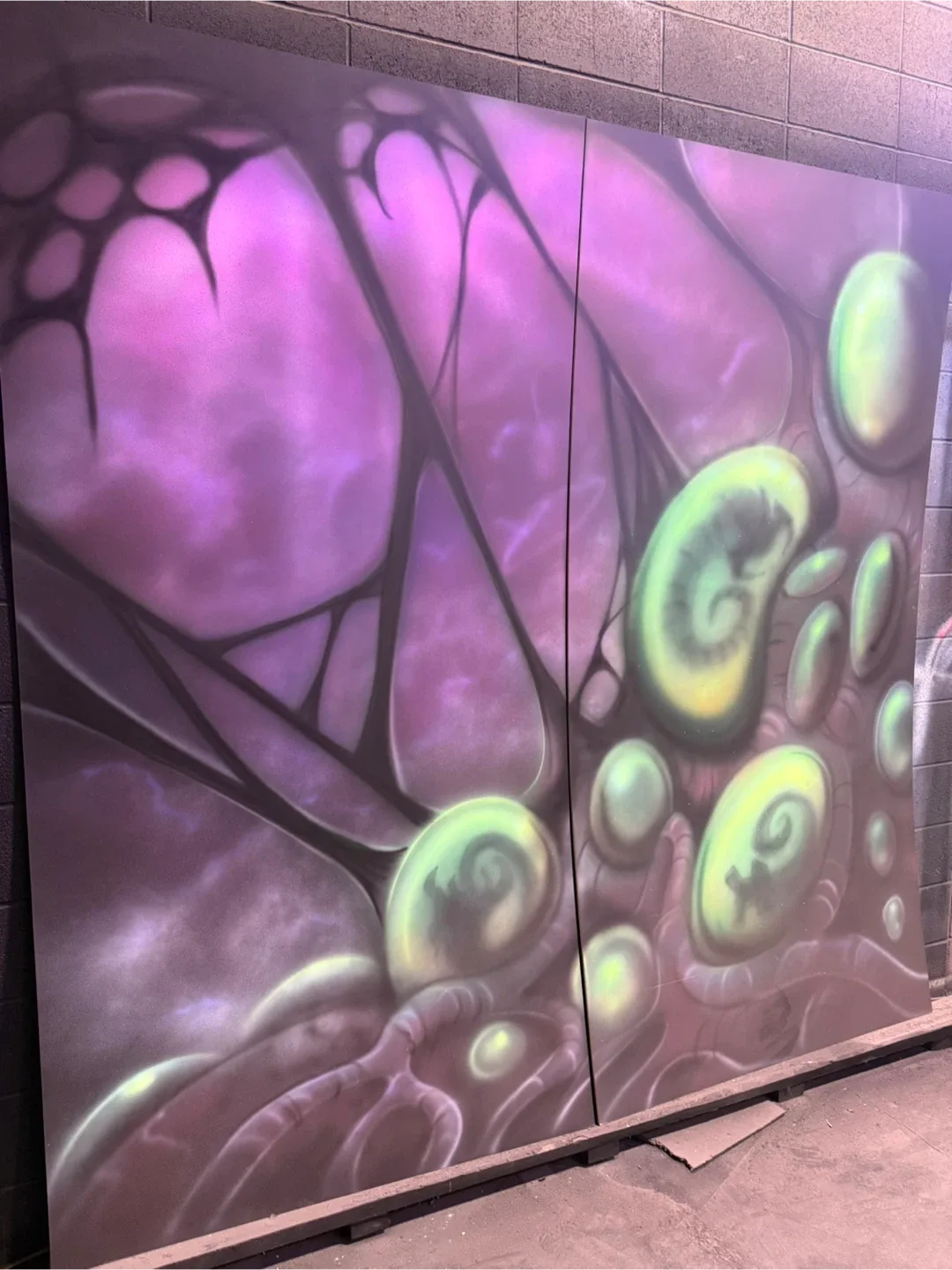 8’x8’ UV Light Custom Mural (Black Light) image indicator(7)