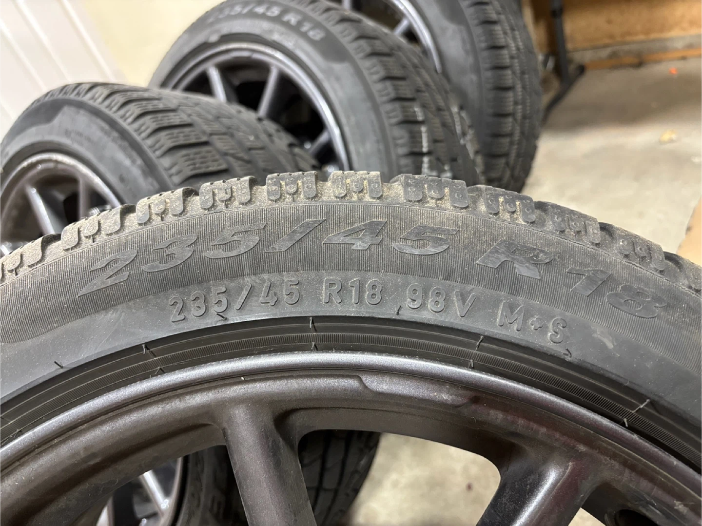 for Tesla model 3 Set of 4 Winter Tires 235/45 R18 - photo 4