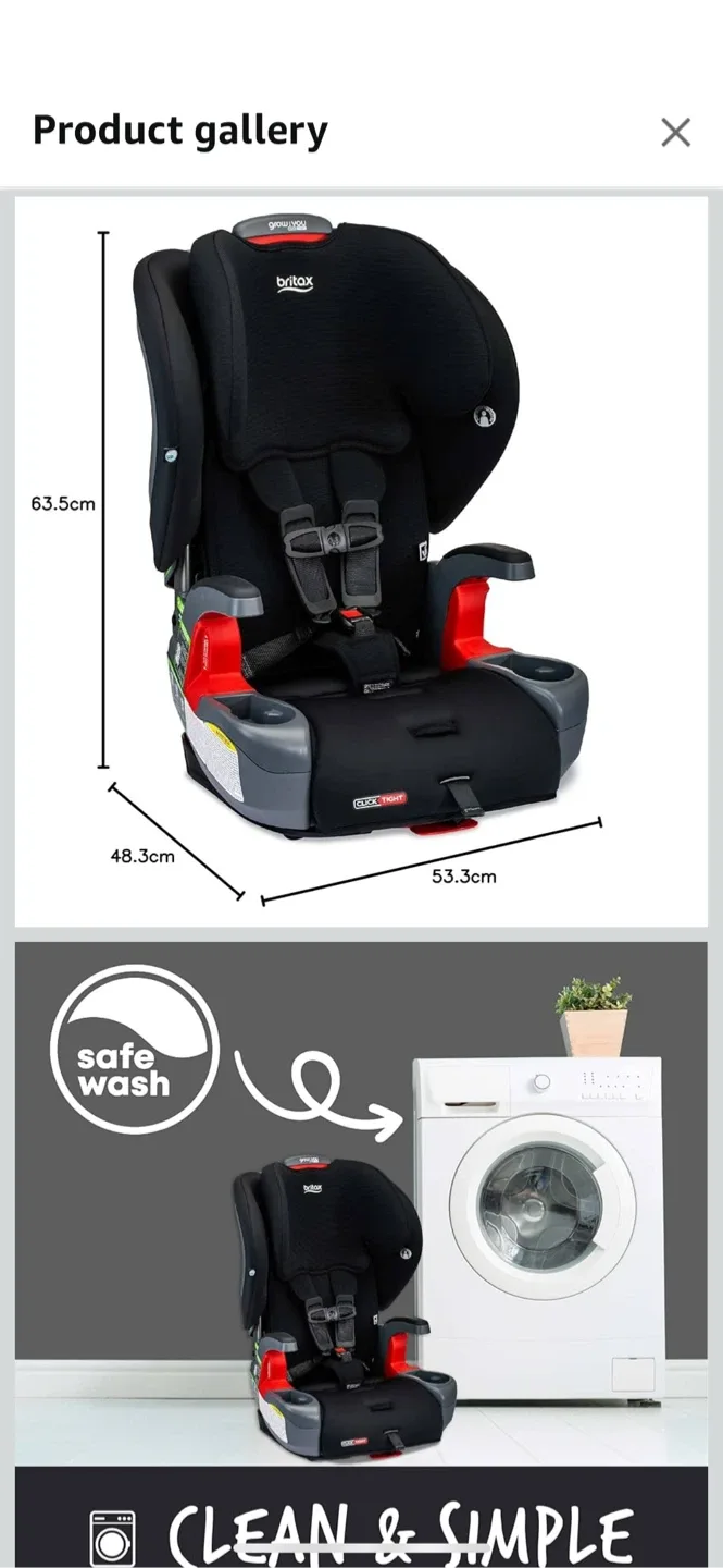 New Britax Highpoint Belt-Positioning Booster Car Seat image indicator(6)
