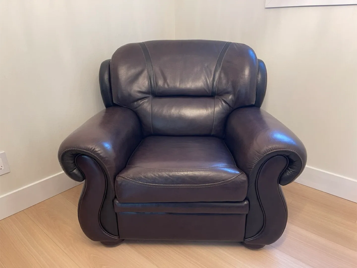 Brown Leather Armchair thumbnail