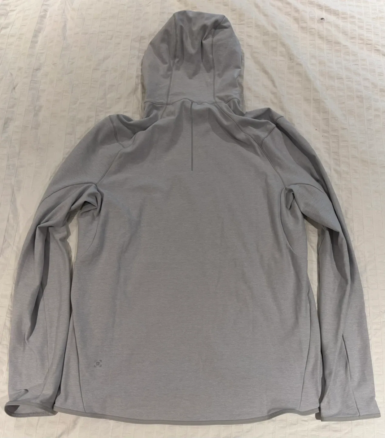 Lululemon Surge Warm Full Zip Light Grey - Size L image indicator(5)