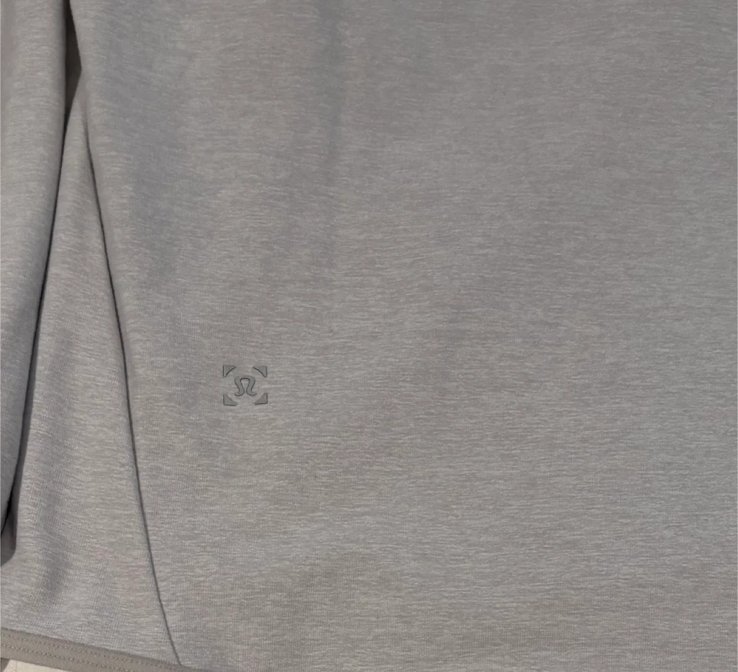 Lululemon Surge Warm Full Zip Light Grey - Size L image indicator(4)