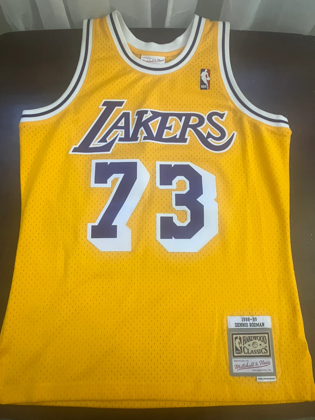 Mitchell & Ness Dennis Rodman Lakers Jersey - Size M