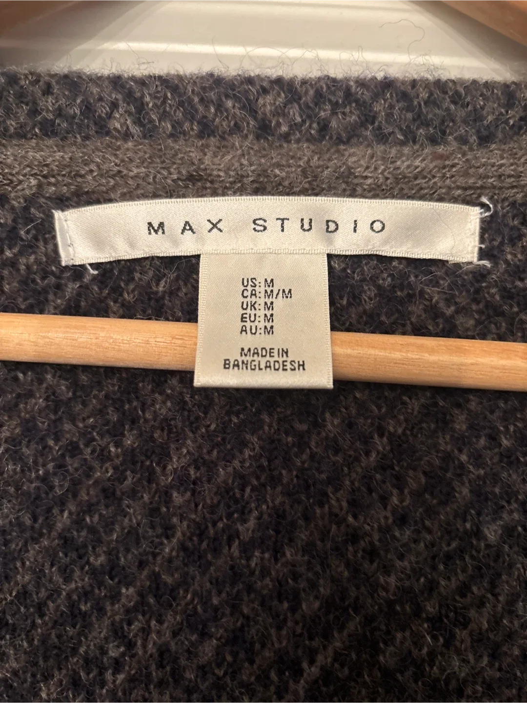 Max Studio Grey Cardigan - Size M image indicator(6)