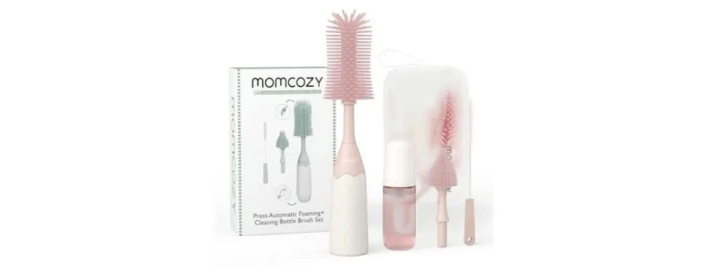 momcozy Automatic Foaming Bottle Brush Set - NEW thumbnail