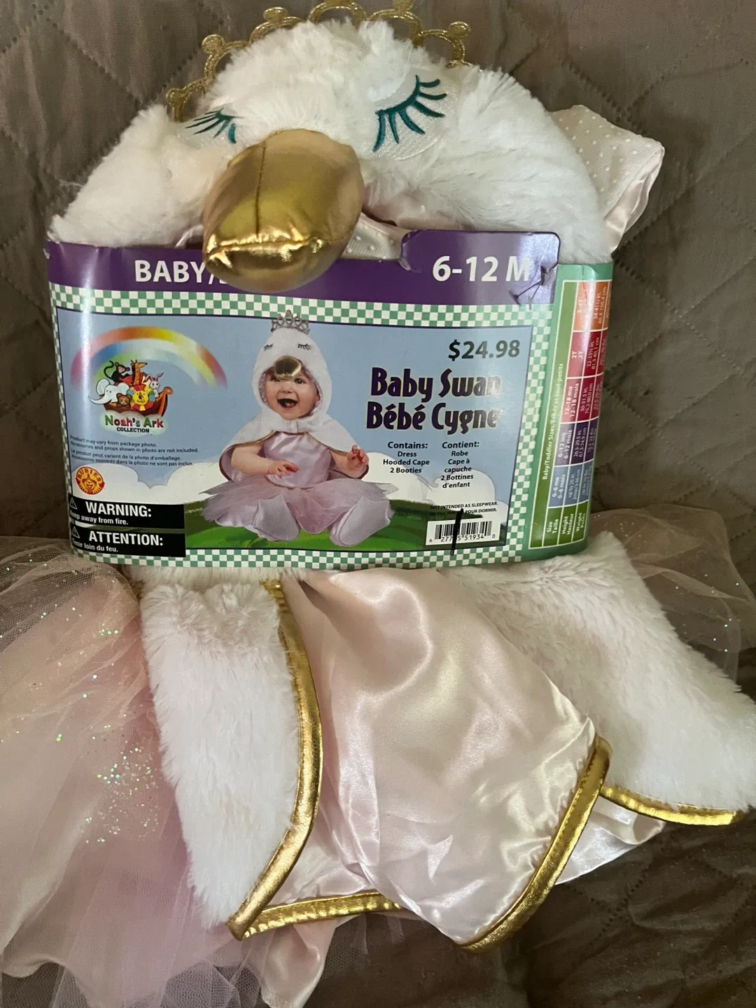 New Baby Swan Costume, 6-12M thumbnail