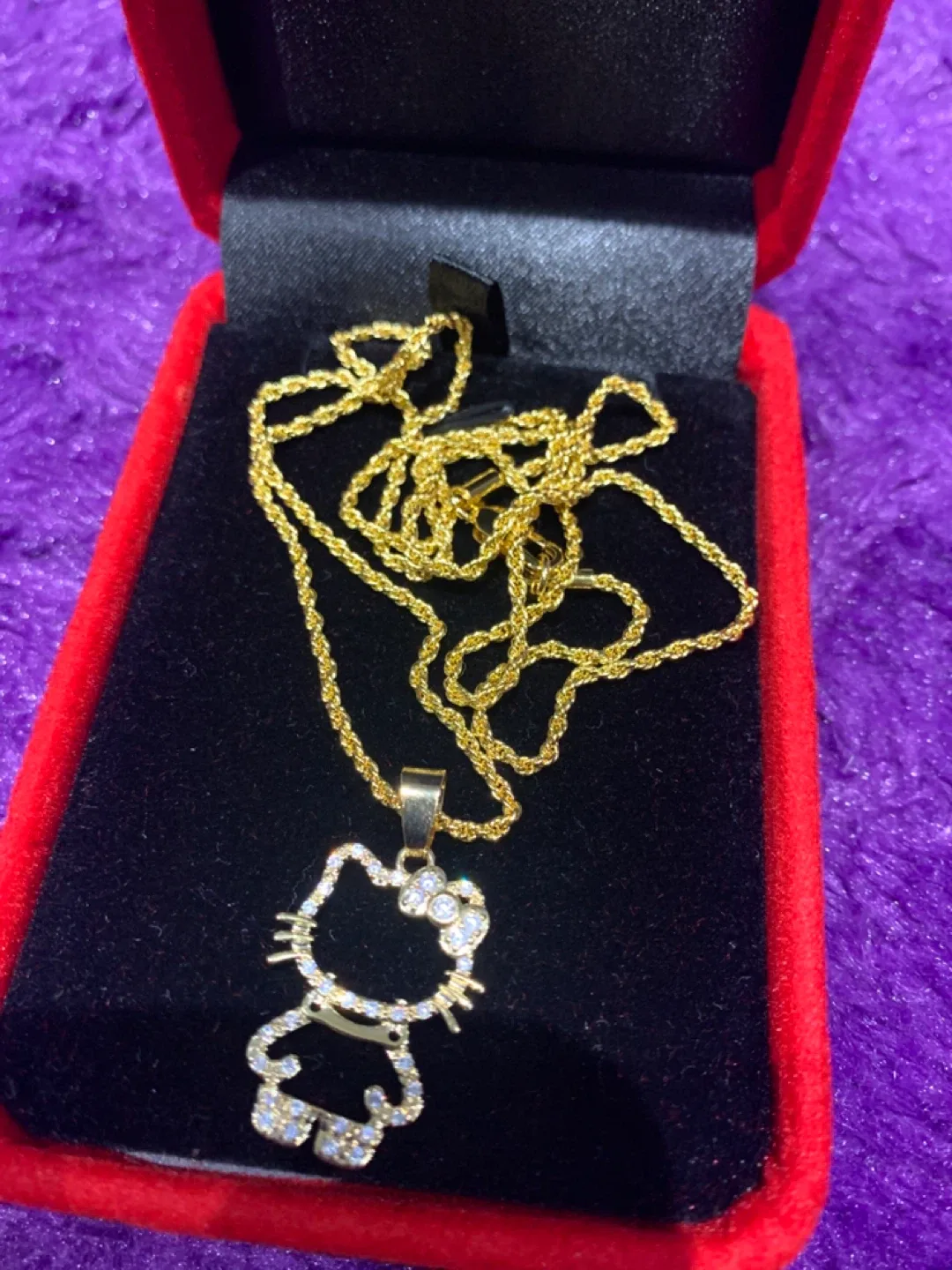 Hello Kitty Gold  Plated  Good quality Necklace thumbnail