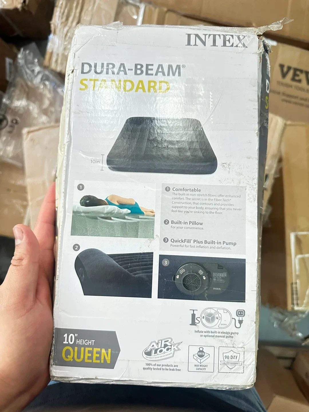Intex Dura-Beam Standard Queen Air Mattress - New in Box thumbnail