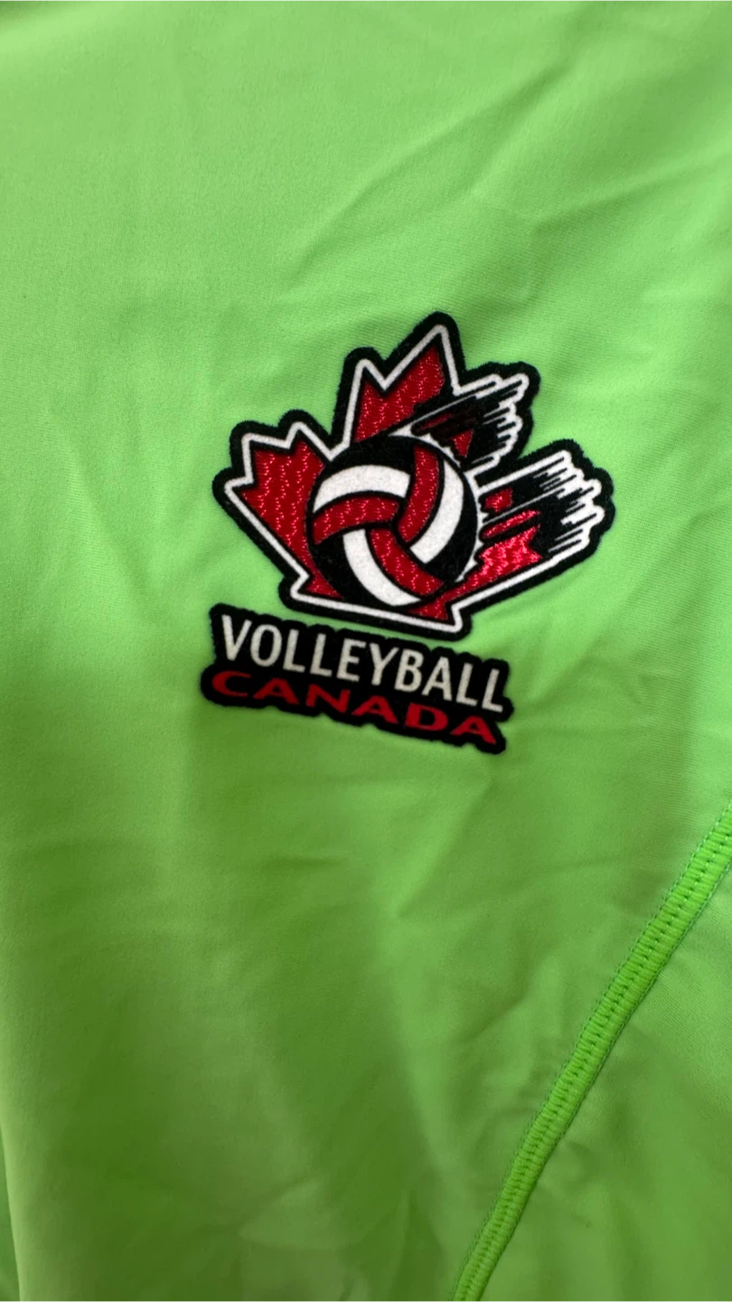 Volleyball Canada Green Hoodie - Size L - photo 2