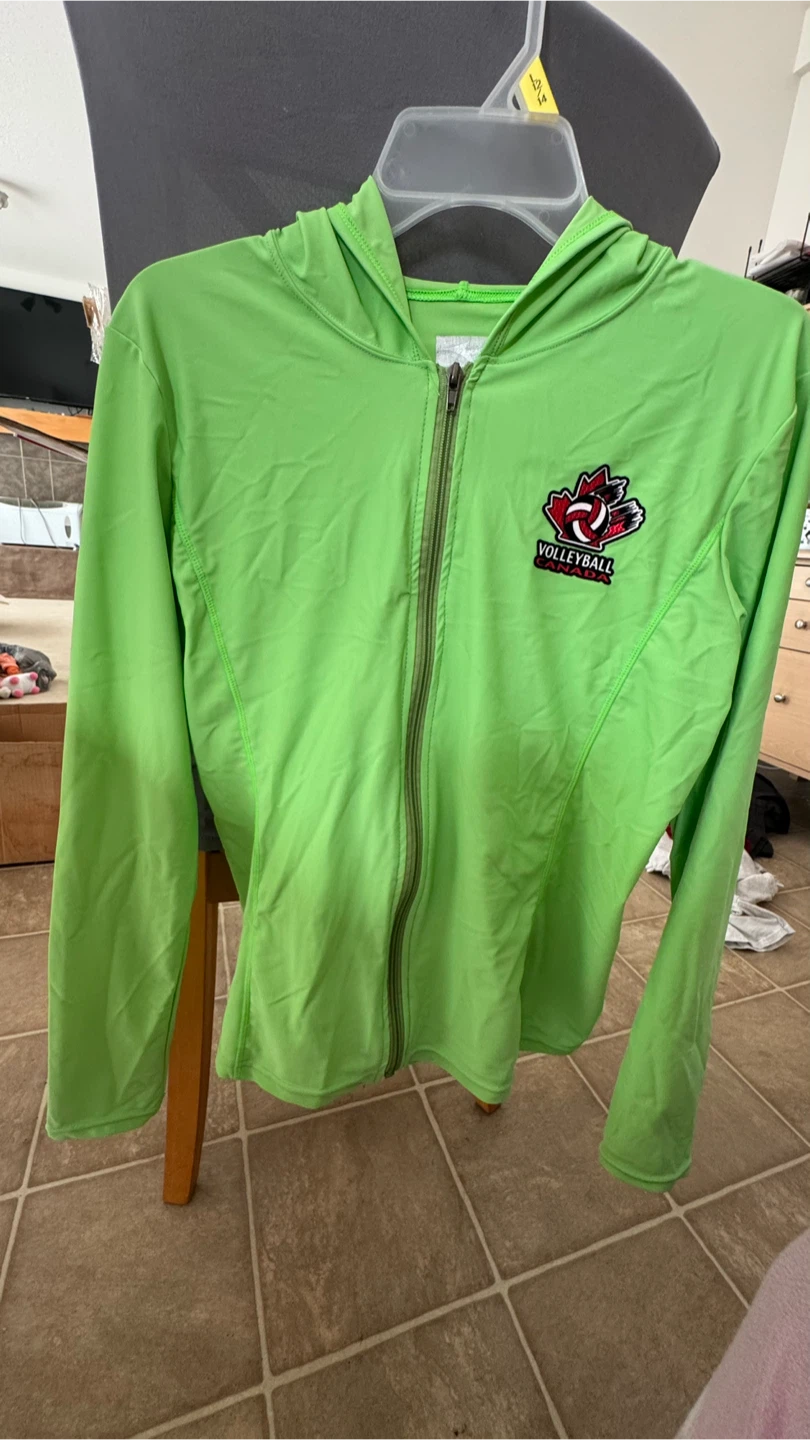 Volleyball Canada Green Hoodie - Size L