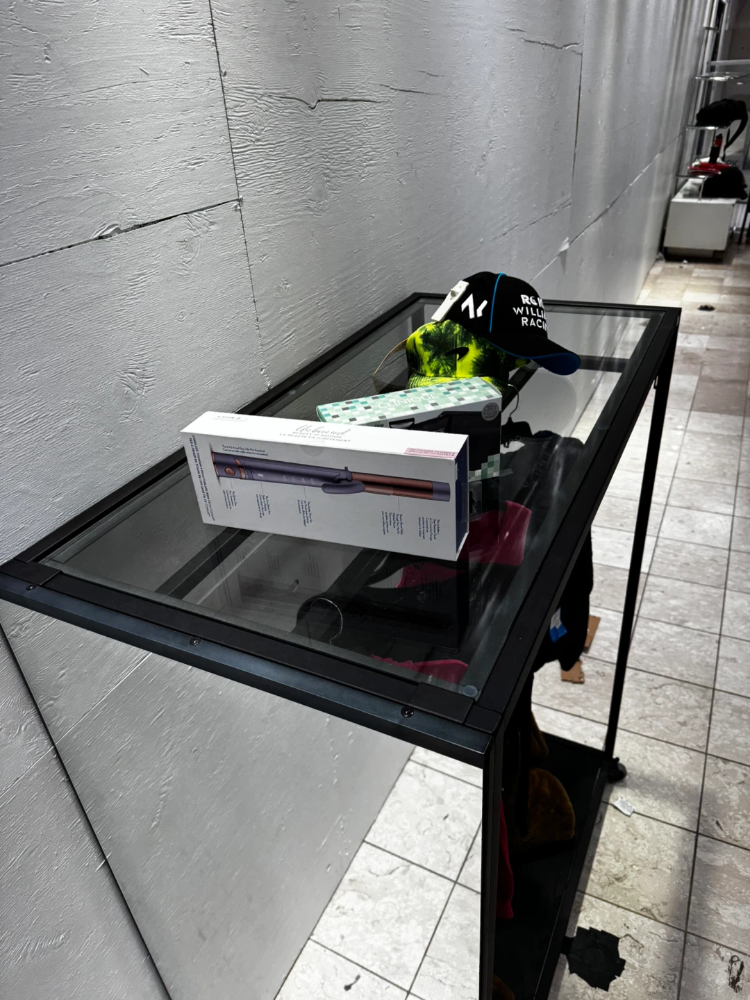 Rolling Clothing Rack with Mirror - photo 3