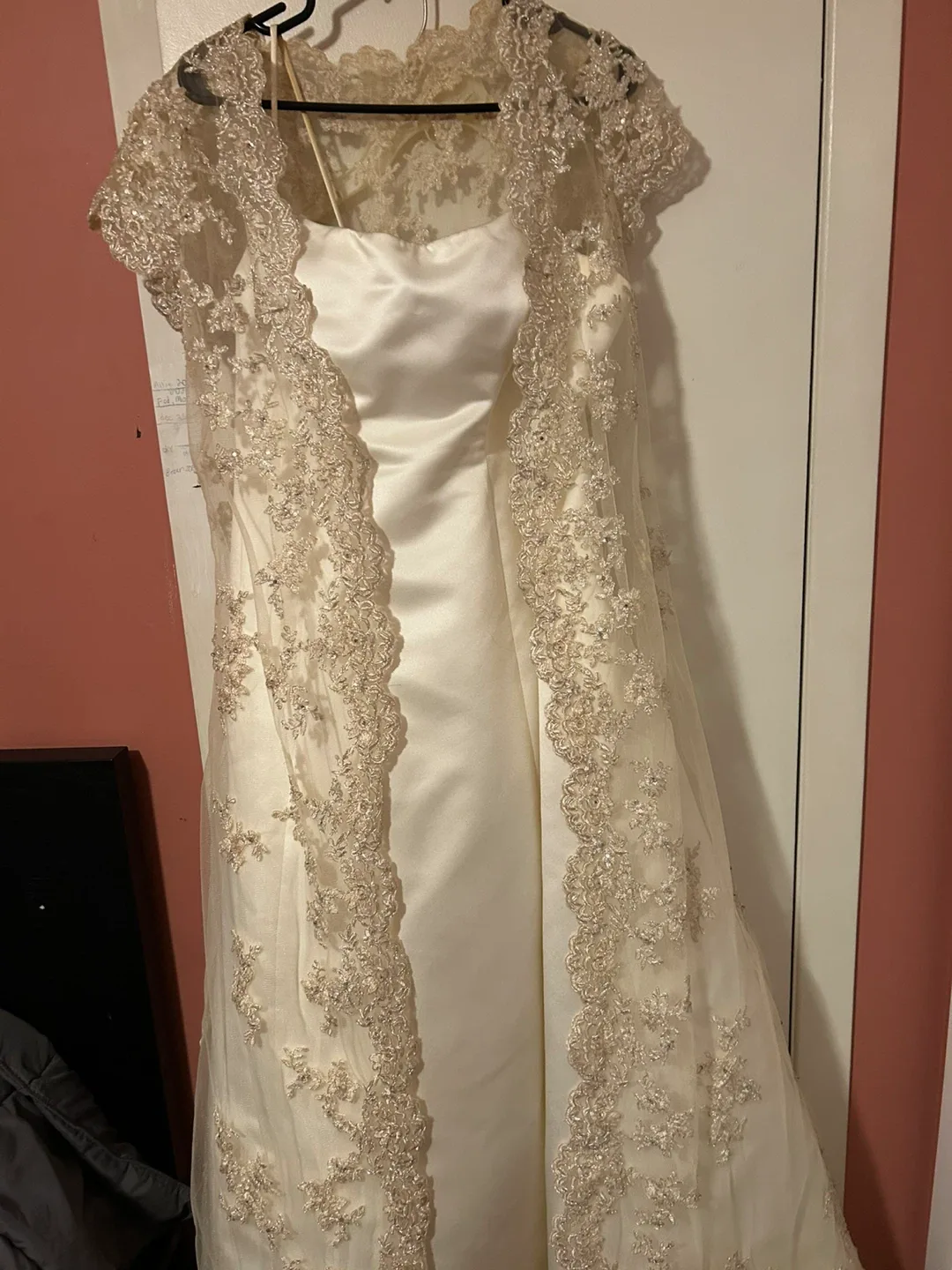 Wedding Dress with Lace Overlay image indicator(2)