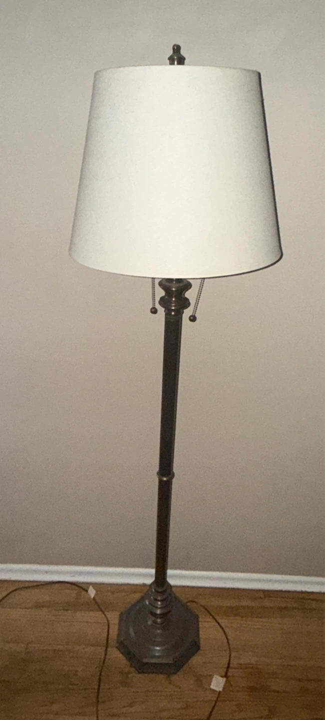 Floor Lamp with White Shade - photo 2